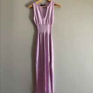 Hera Collection Lilac Sleeveless Midi Dress